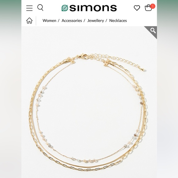 Simons Stacked delicate necklace - Picture 1 of 3